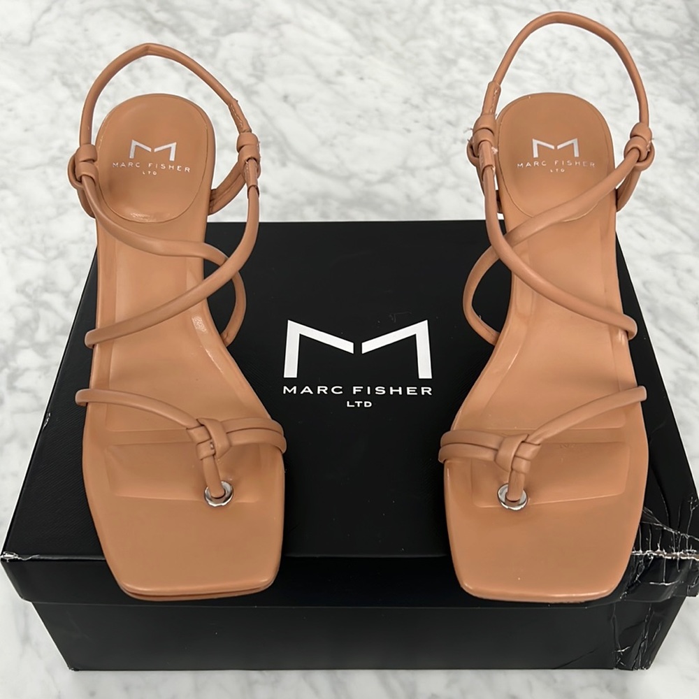 Cloture shop Marc Fisher LTD Gadella nude heeled  sandal